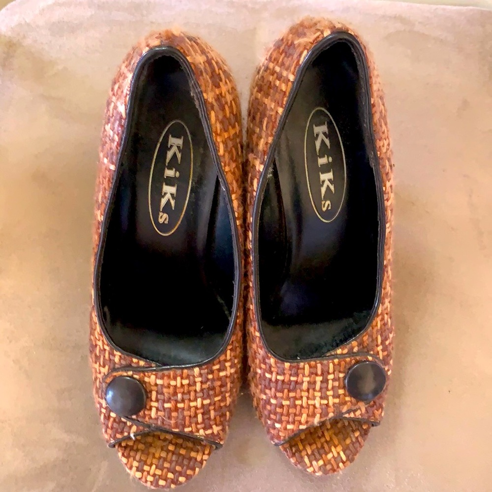Vintage Tweed Heels